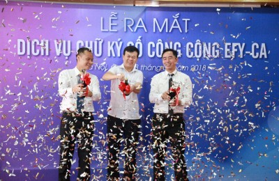 EFY Việt Nam chính thức ra mắt Dịch vụ chữ ký số công cộng EFY-CA